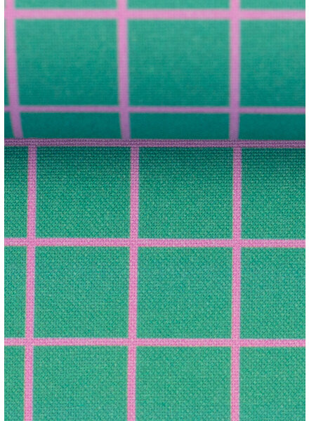 Madeline groen roze  happy story - canvas