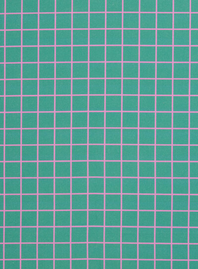 Madeline green pink happy story - canvas