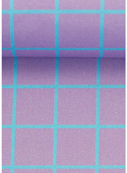 Madeline blauw paars  happy story - canvas