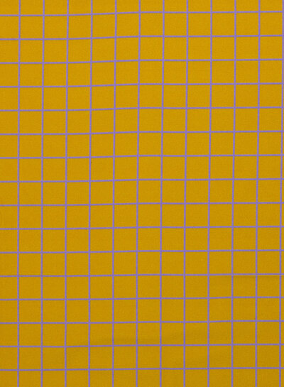 Madeline ochre purple happy story - canvas