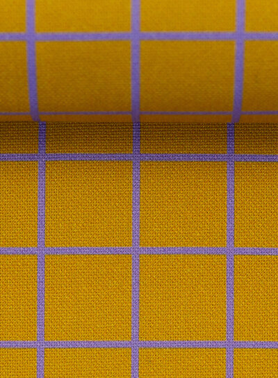 Madeline oker paars happy story - canvas