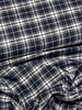 Swafing black light grey - checks - flannel cotton