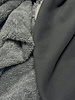 Swafing grijs - teddy fleece met microfleece binnenkant - heel zacht