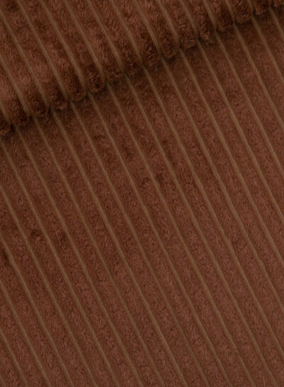 See You at Six Rustiekbruin Brede Rib - corduroy