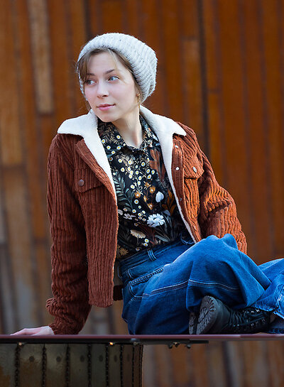 See You at Six Rustic Brown Wide Rib - corduroy