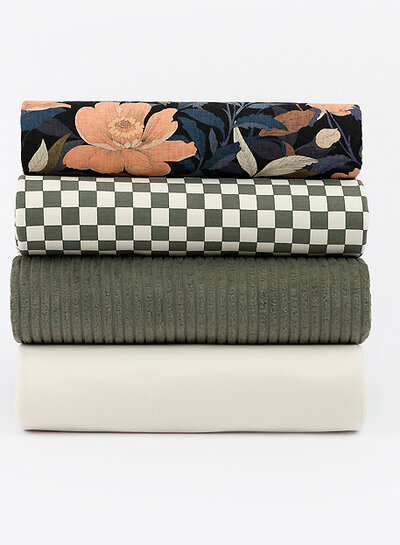 See You at Six Smoky Olive Green Wide Rib - Corduroy