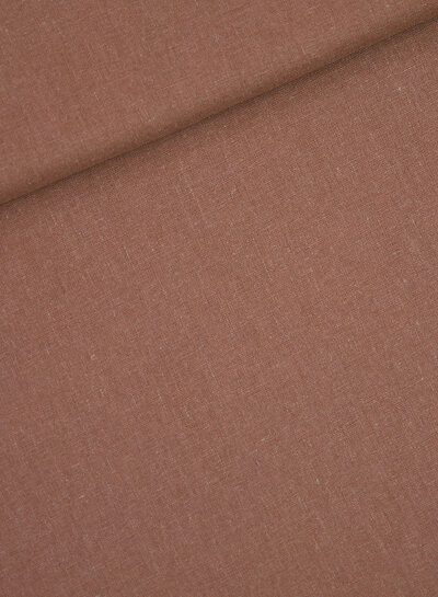 See You at Six red brown - LINEN VISCOSE BLEND