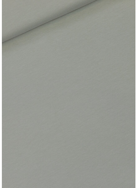 See You at Six Agaat grijsgroen - effen French Terry