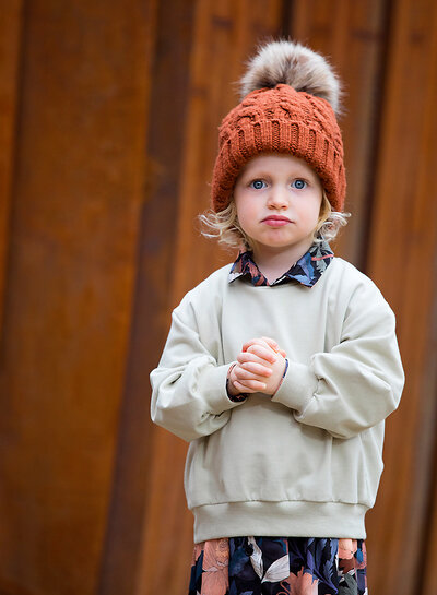 See You at Six Agaat grijsgroen - effen French Terry