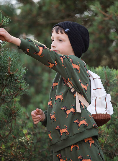 See You at Six Verticals NMLN - canvas gabardine