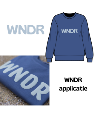 Custom Made WNDR - iron-on application SYAS