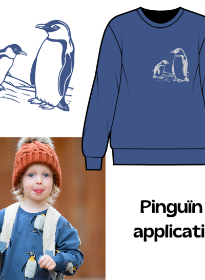 Custom Made Penguins - iron-on application SYAS