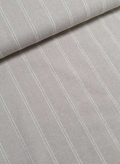 Madeline linen natural with gold - blend