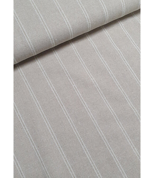 Madeline linnen naturel met goud - blend