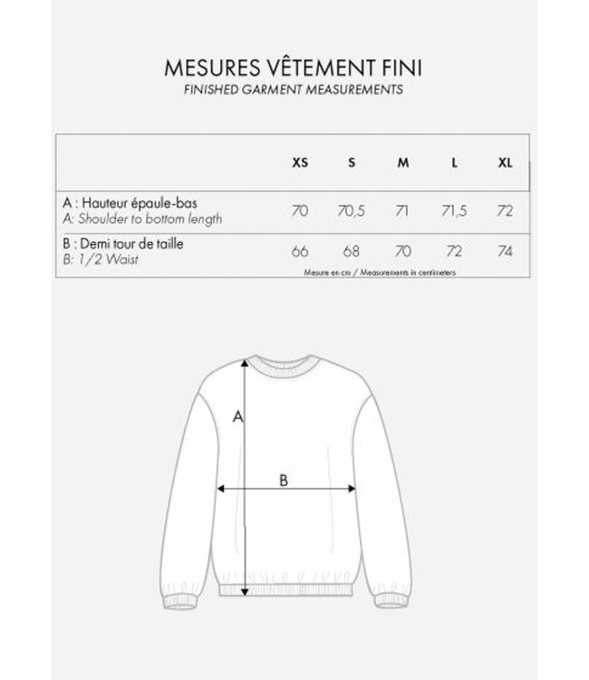 Atelier Brunette LE HOODIE  naaipatroon - Atelier Brunette