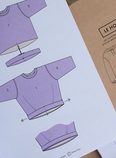 Atelier Brunette LE HOODIE  naaipatroon - Atelier Brunette