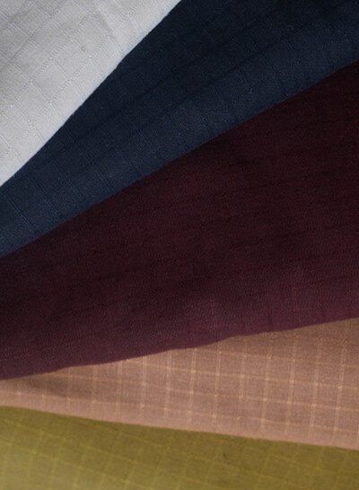 Atelier Brunette Little Tile Off White - viscose linen blend