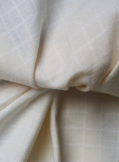 Atelier Brunette Little Tile Off White - viscose linen blend