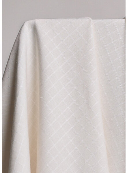 Atelier Brunette Little Tile Off White - viscose linnen blend