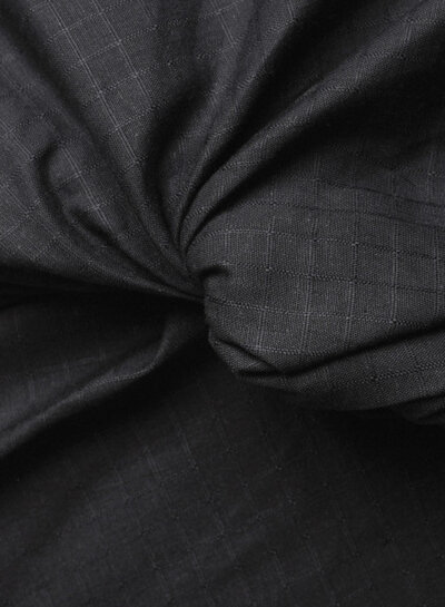 Atelier Brunette Little Tile Deep Charcoal - viscose linnen blend