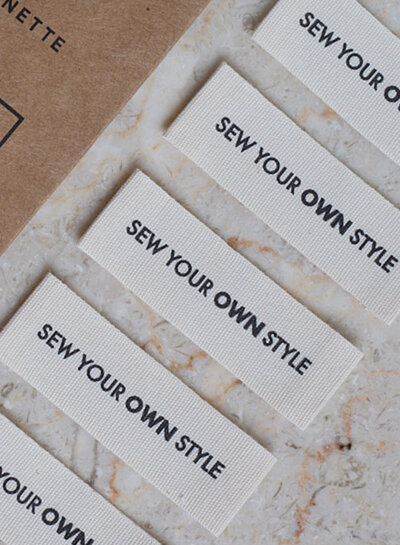 Atelier Brunette SEW YOUR OWN STYLE - clothing label 5 pieces