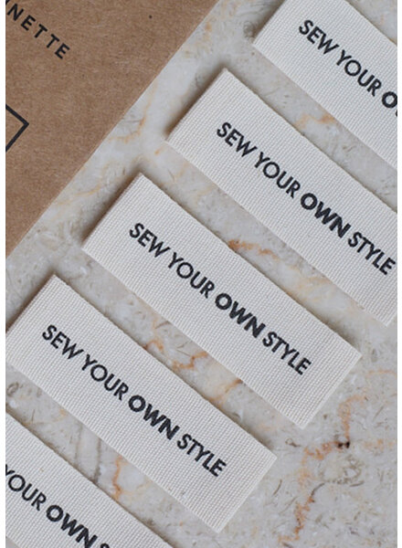 Atelier Brunette SEW YOUR OWN STYLE - kledinglabel 5 stuks