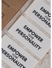 Atelier Brunette EMPOWER YOUR PERSONNALITY - clothing label 5 pieces