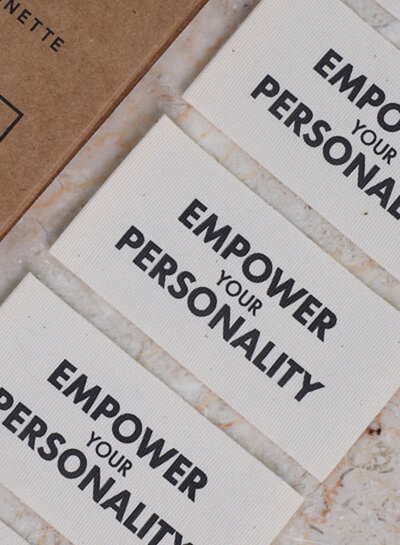 Atelier Brunette EMPOWER YOUR PERSONNALITY - clothing label 5 pieces