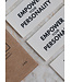Atelier Brunette EMPOWER YOUR PERSONNALITY - kledinglabel 5 stuks