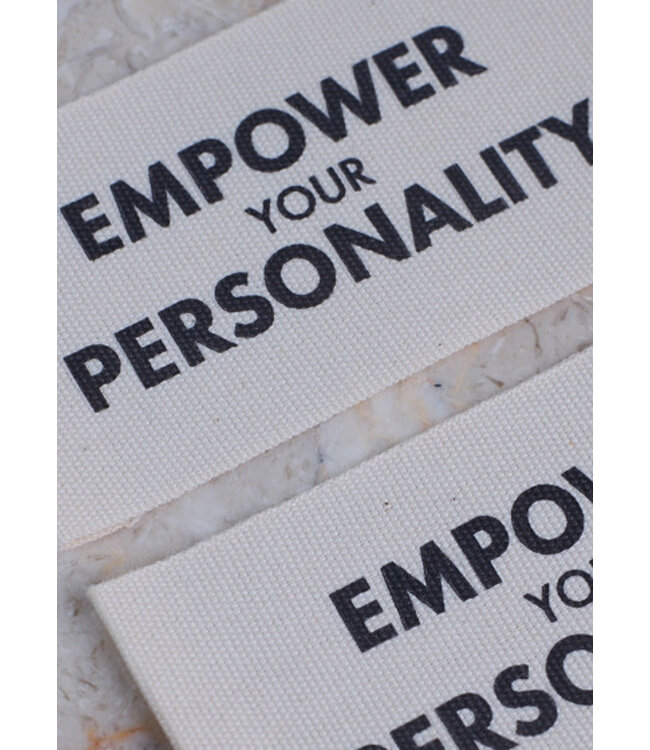 Atelier Brunette EMPOWER YOUR PERSONNALITY - kledinglabel 5 stuks