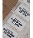 Atelier Brunette Today is a good day to sew - kledinglabel 5 stuks
