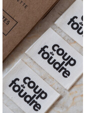 Atelier Brunette coup de foudre - kledinglabel 5 stuks