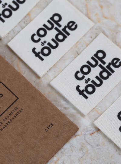 Atelier Brunette love at first sight - clothing label 5 pieces