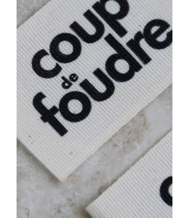 Atelier Brunette coup de foudre - kledinglabel 5 stuks