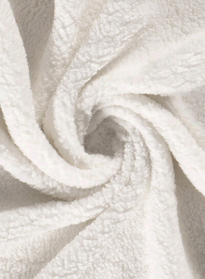 ivory sherpa teddy - super soft borg