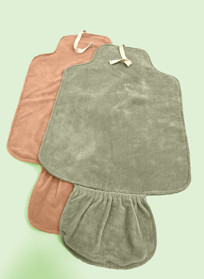 Qjutie the qjutest dusty zalm - bamboo badstof