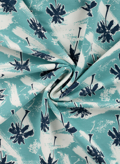 Qjutie the qjutest palmtrees - french terry