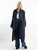Atelier Brunette Deep charcoal - water-repellent cotton - trench coat fabric