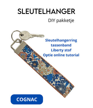 Madeline Liberty DIY Keychain Kit - Cognac