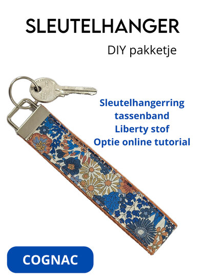 Madeline Liberty DIY Keychain Kit - Cognac