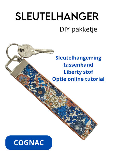 Madeline Liberty DIY Keychain Kit - Cognac