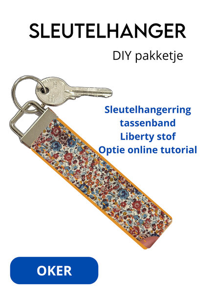 Madeline Liberty DIY sleutelhanger pakket - oker