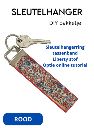 Madeline Liberty DIY sleutelhanger pakket - rood