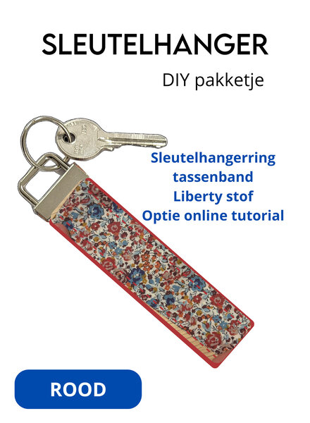 Madeline Liberty DIY sleutelhanger pakket - rood