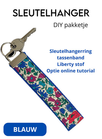 Madeline Liberty DIY sleutelhanger pakket - blauw