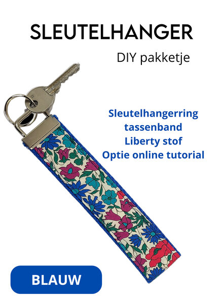 Madeline Liberty DIY sleutelhanger pakket - blauw