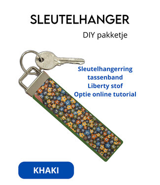 Madeline Liberty DIY Keychain Kit - Khaki