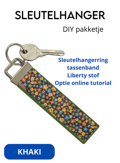 Madeline Liberty DIY Keychain Kit - Khaki