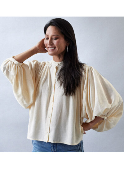 Atelier Brunette Flake Off white - ecovero viscose