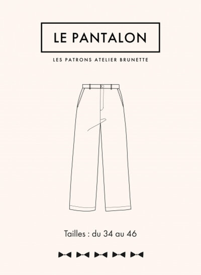 Atelier Brunette LE PANTALON naaipatroon - Atelier Brunette